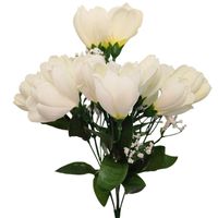 Bukiet irys x7 kremowy