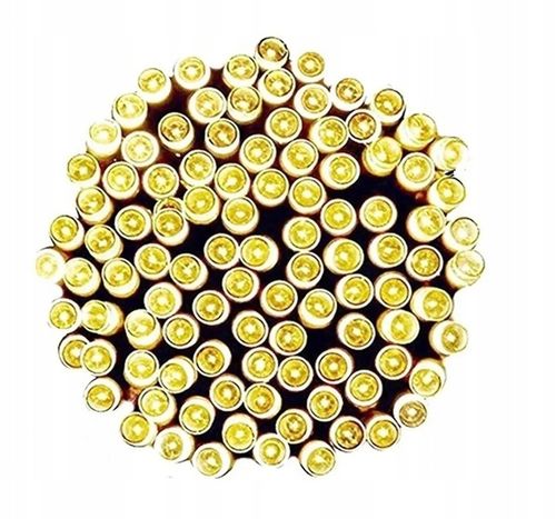 Lampki Choinkowe 1000 LED 72 m Białe Ciepłe Flash Zewnętrzne Wewnętrzne na Arena.pl