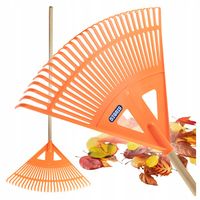 Grabie grabki ogrodowe wachlarzowe do liści trawy ogrodu 580 mm z