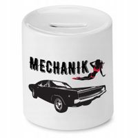 Skarbonka Dla Mechanika Mechanik Mechanic Prezent Z Nadrukiem Ze Zdjęciem