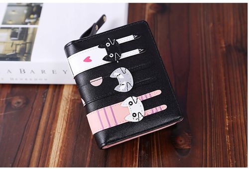 PORTFEL DAMSKI PORTMONETKA z kotkiem kotem Śliczny na Arena.pl