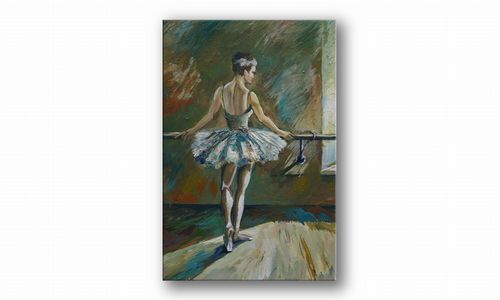 OBRAZ NA PŁÓTNIE 004 Baletnica 40x60cm na Arena.pl
