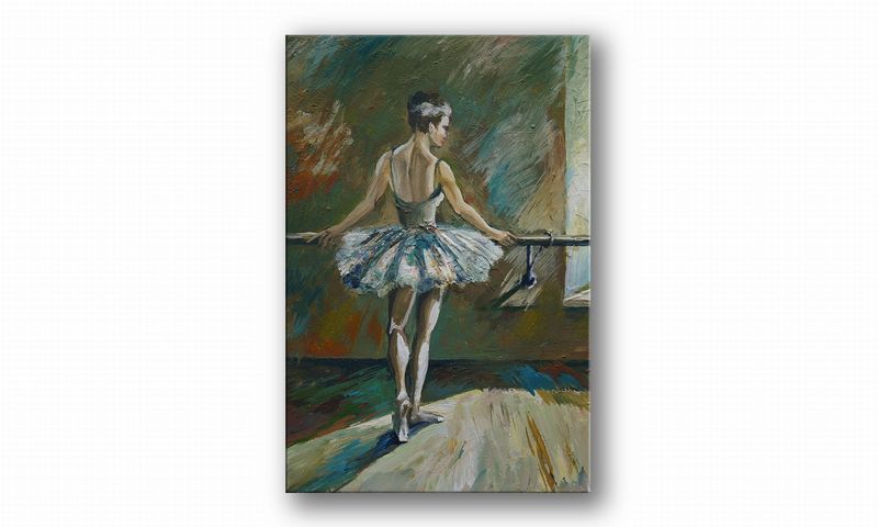 OBRAZ NA PŁÓTNIE 004 Baletnica 40x60cm zdjęcie 2