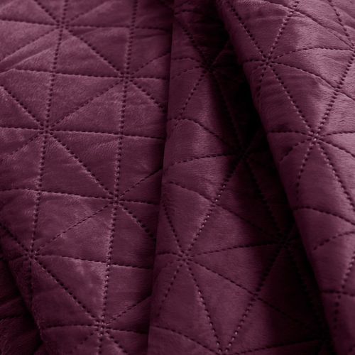 Narzuta velvetowa Laila 240x260 fioletowa + różowa AmeliaHome na Arena.pl