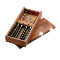 Roesle Zestaw 4cz eleganckich sztućców do steków BBQ Roesle