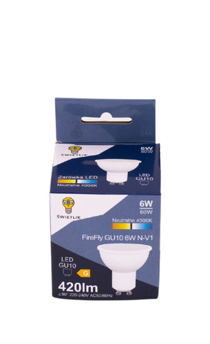żarówka led gu10 6w barwa biała neutralna na Arena.pl