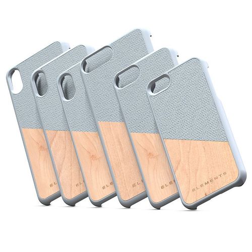 Drewniane etui do iPhone Xs Max (Light Grey) na Arena.pl