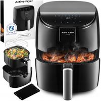 FRYTKOWNICA BEZTŁUSZCZOWA FRYTOWNICA AIR FRYER 1500W MOCNA 4L SEPARATOR