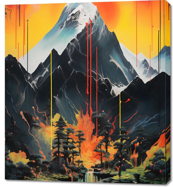 Obraz 90x100cm Górska Alchemia zdjęcie 1
