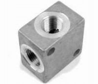 kostka aluminiowa 1/2"gwint wew.walcowy 4 wyjsc.