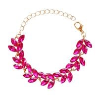 BRANSOLETA z listkami boho glam do sukienki na prezent DAMSKA stylizacja