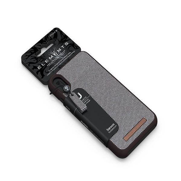 Nordic Elements Saeson Idun - Materiałowe etui iPhone Xs Max (Dark Brown) zdjęcie 8
