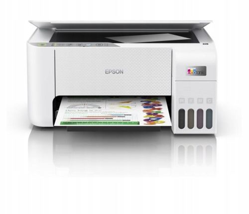 DRUKARKA Atramentowa EPSON EcoTank Biała WIFI 3w1 DRUK SKAN KOPIA + TUSZE na Arena.pl