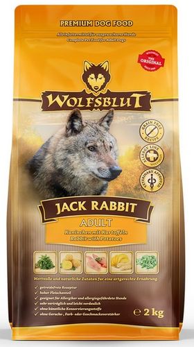 Wolfsblut Dog Jack Rabbit - Królik, Zając I Bataty 2Kg na Arena.pl