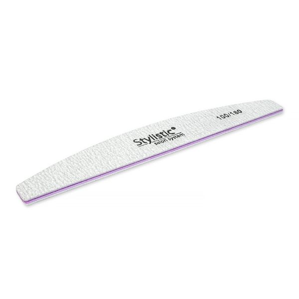 STYLISTIC Pilnik do paznokci ŁÓDKA PÓŁKSIĘŻYC - 100/180 - 50 sztuk zdjęcie 2