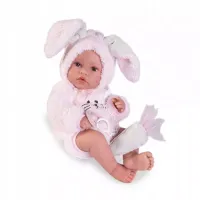 LALKA HISZPAŃSKA ERIKA KRÓLICZEK BOBAS Z ZABAWKĄ FUTERKO DO KĄPIELI 50419