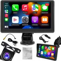STACJA MULTIMEDIALNA RADIO MONITOR ANDROID AUTO CARPLAY KAMERA COFANIA