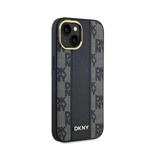 DKNY Leather Checkered Mono Pattern MagSafe - Etui iPhone 15 / 14 / 13 na Arena.pl