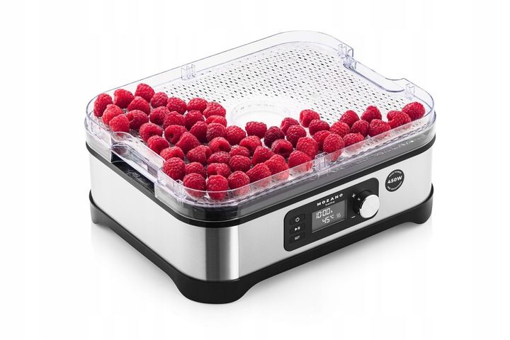 SUSZARKA SPOŻYWCZA DO GRZYBÓW OWOCÓW WARZYW ZIOŁ 14,4L DUŻY ZESTAW 6 SIT zdjęcie 7