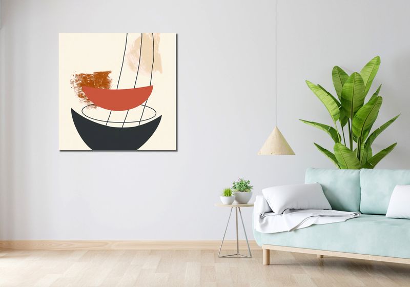 Obraz 90x90cm Wiatr w Żaglu zdjęcie 2