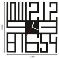 ZEGAR ŚCIENNY CYFRY 38cm M 143.10
