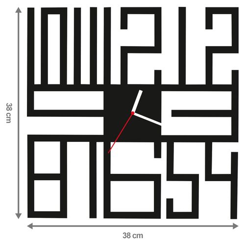 ZEGAR ŚCIENNY CYFRY 38cm M 143.10 na Arena.pl