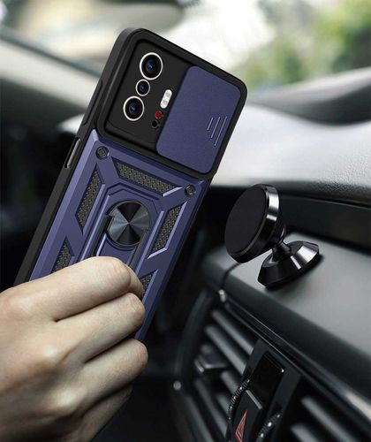 Spacecase Camring Xiaomi 11T/11T Pro Blue na Arena.pl