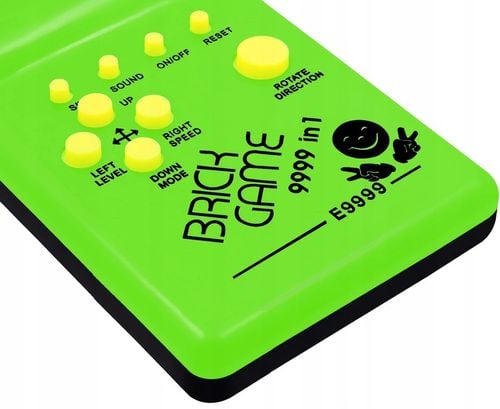 TETRIS GRA ELEKTRONICZNA KONSOLA KIESZONKOWA RETRO BRICK GAME ZIELONA na Arena.pl