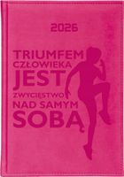 TYGODNIOWY Kalendarz A6 2026 z grawerem książkowy RÓŻNE WZORY TEKST