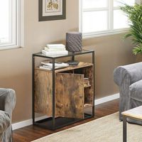 Szafka komoda kredens ze szklaną półką vintage