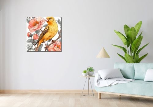 Obraz 70x70cm Wiosenny Śpiewaczek na Arena.pl