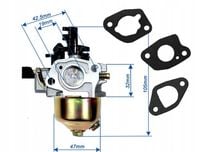 Gaźnik silnika Honda GX 120 140 LONCIN LIFAN KIPOR