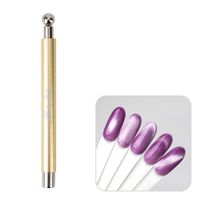MollyNails Magnetyzer Magnes Efekt Kociego Oka Z Kulką Dwustronny