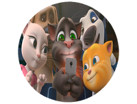 Opłatek na tort Gadający Kot