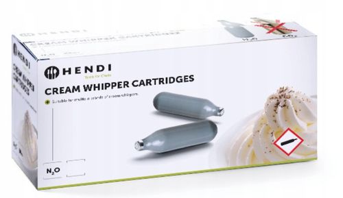 NABOJE DO SYFONU DO BITEJ ŚMIETANY 24 SZTUKI HENDI na Arena.pl