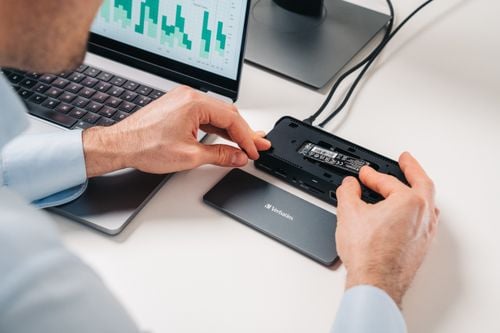 Hub Verbatim USB-C Pro 2xHDMI DP RJ45 4xUSB 3xUSB-C SD microSD SSD audio na Arena.pl