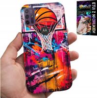 ETUI DO MOTOROLA MOTO G10 POWER - KOSZYKÓWKA NBA ULICZNE GRAFFITI KOSZ FAN