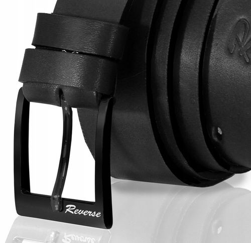 REVERSE Pasek męski SKÓRZANY pas do spodni CZR 120 na Arena.pl