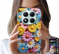 ETUI DO XIAOMI NOTE 14 PRO+ 5G - KOLOROWE KWIATKI, STOKROTKI FUTERAŁ CASE