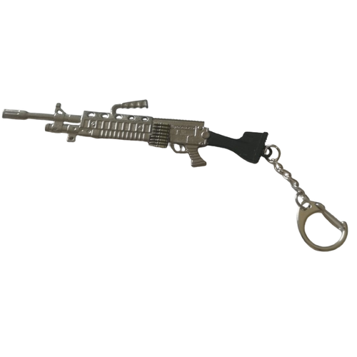Breloczek Metalowy KARABIN Maszynowy SAW Wojsko Maszynówka Squid Game Guner na Arena.pl
