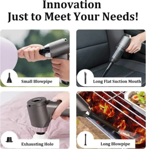 Bezprzewodowy ręczny odkurzacz samochodowy, do domu, biura z filtrem HEPA na Arena.pl