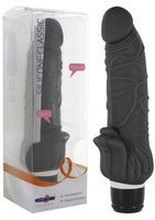 Wibrator Silikonowy Ze Stymulatorem Łechtaczki Silicone Classic