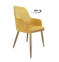 Krzesło obrotowe WESTA noga złota MG15