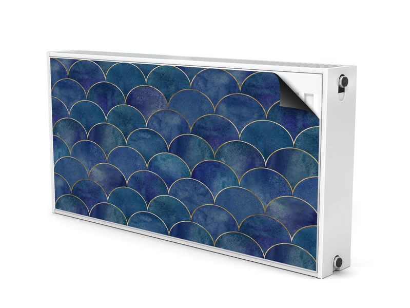 Maskownica MAGNETYCZNA Na Grzejnik Abstrakcja Wzór Geometryczny 120cm x 60cm zdjęcie 2