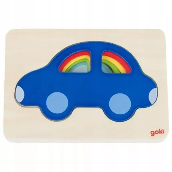 Puzzle warstwowe - Samochodzik zdjęcie 1