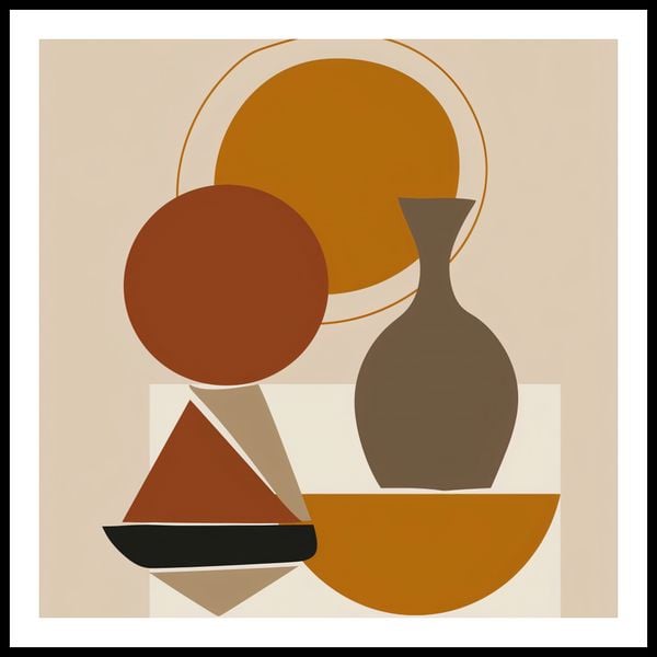 Plakat 60x60cm Geometryczna Utrata zdjęcie 3