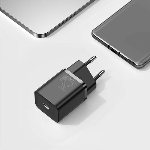 Szybka ładowarka sieciowa Baseus USB typ C + kabel USB-C - USB-C 25W 3A na Arena.pl