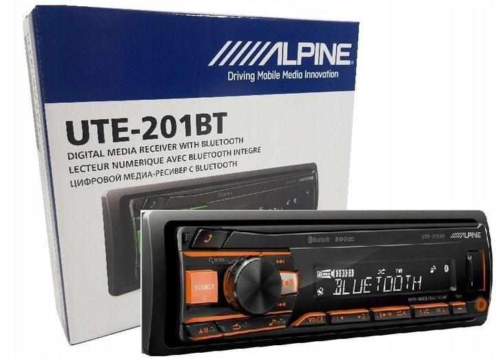 ALPINE UTE-201BT / UTE-200BT/ BT / FLAC / USB / MULTICOLOR / AUX zdjęcie 8