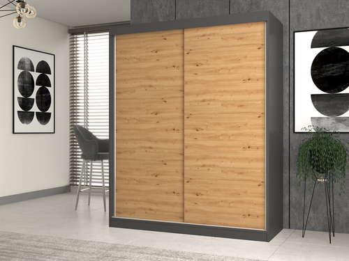 Szafa Iga 160/B ANTRACYT ARTISAN na Arena.pl