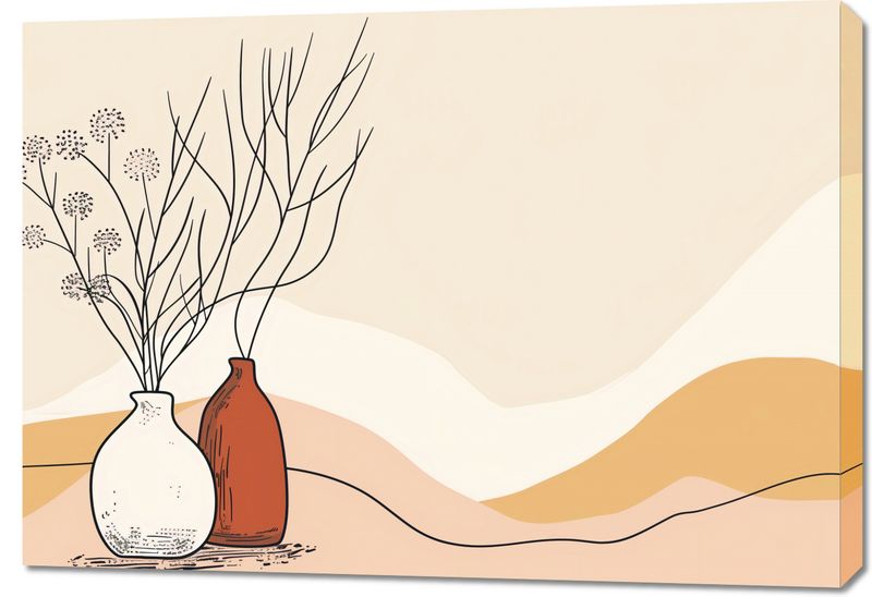 Obraz 100x70cm Stylowe Beże zdjęcie 1